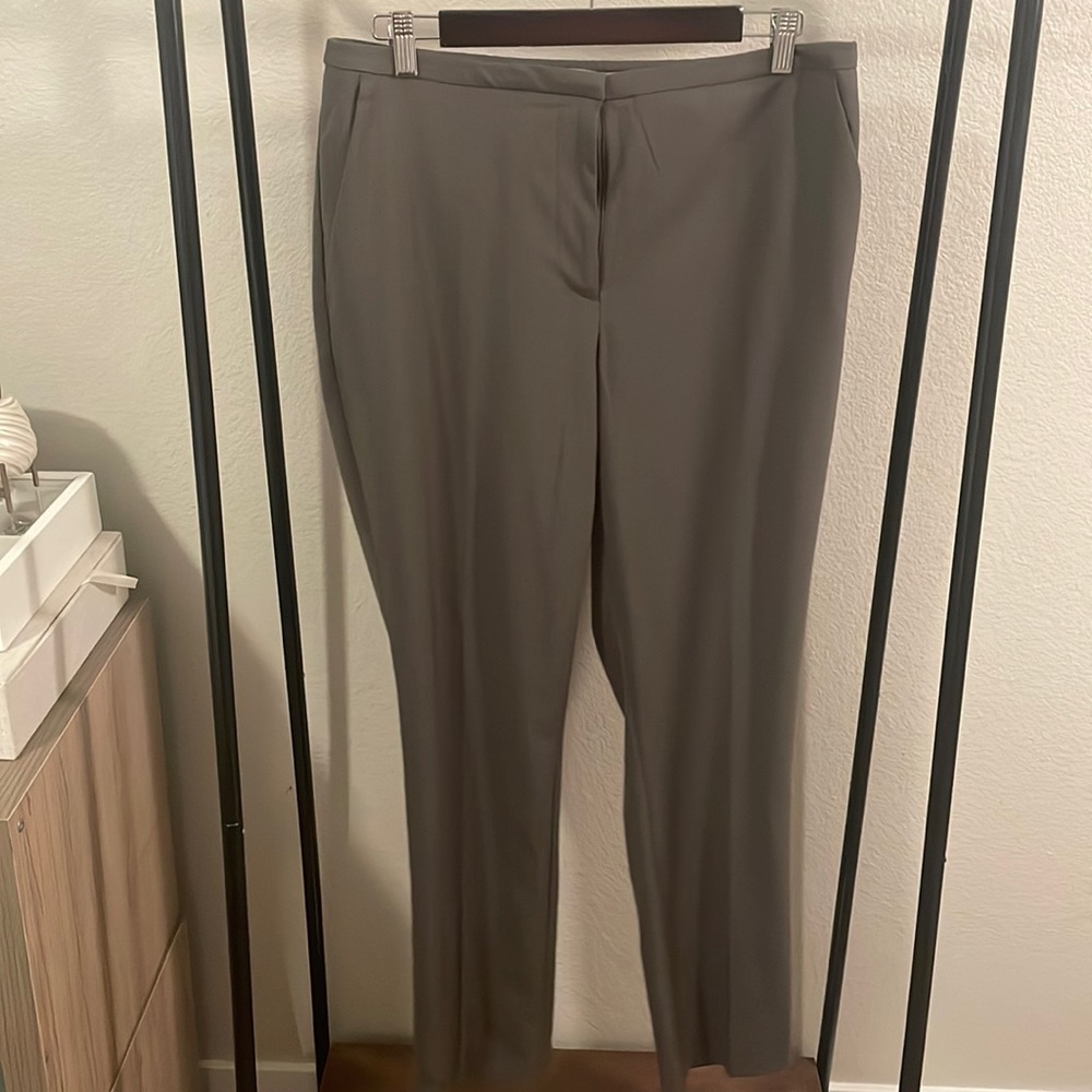 Green dress pants